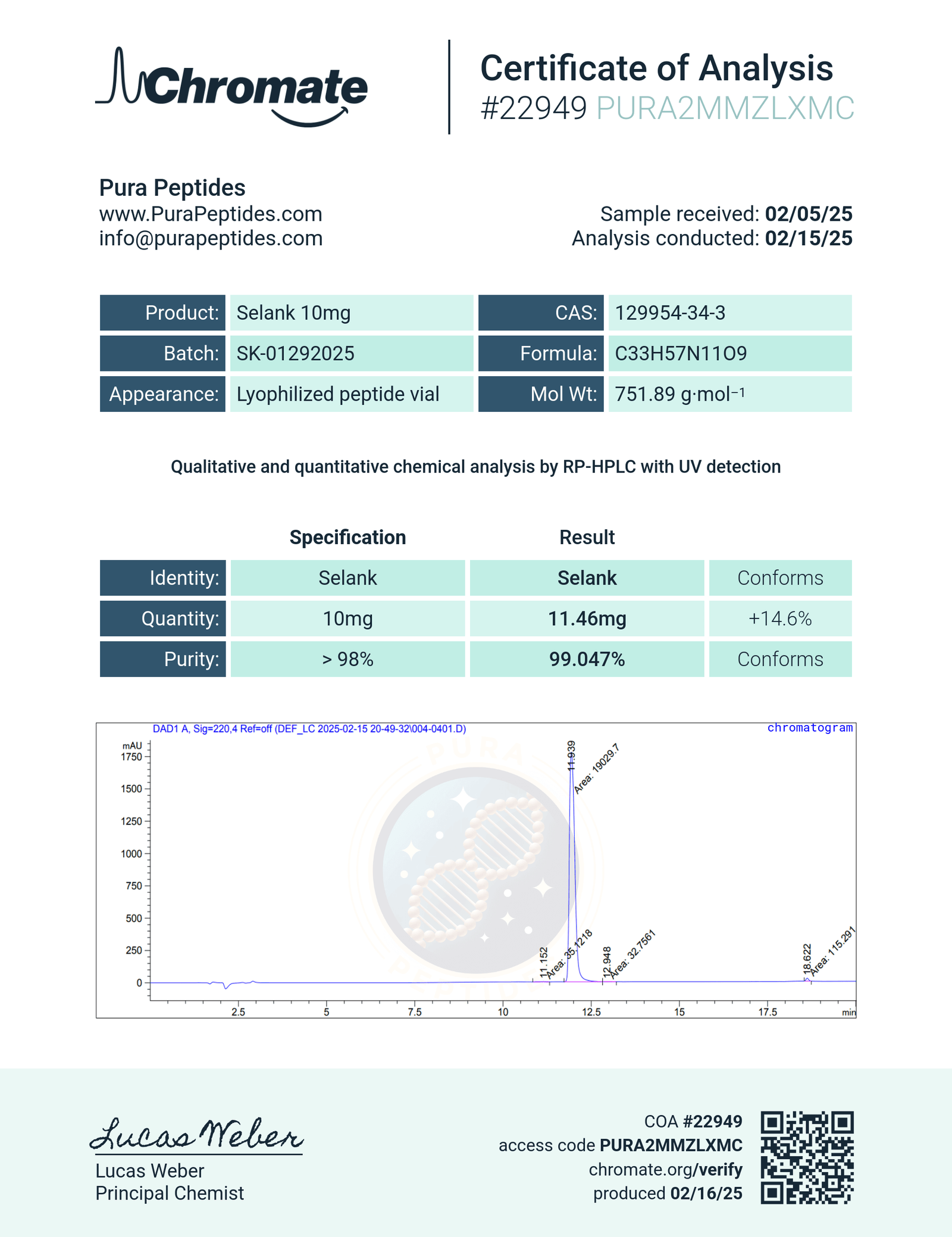 Selank 10mg - Image 2