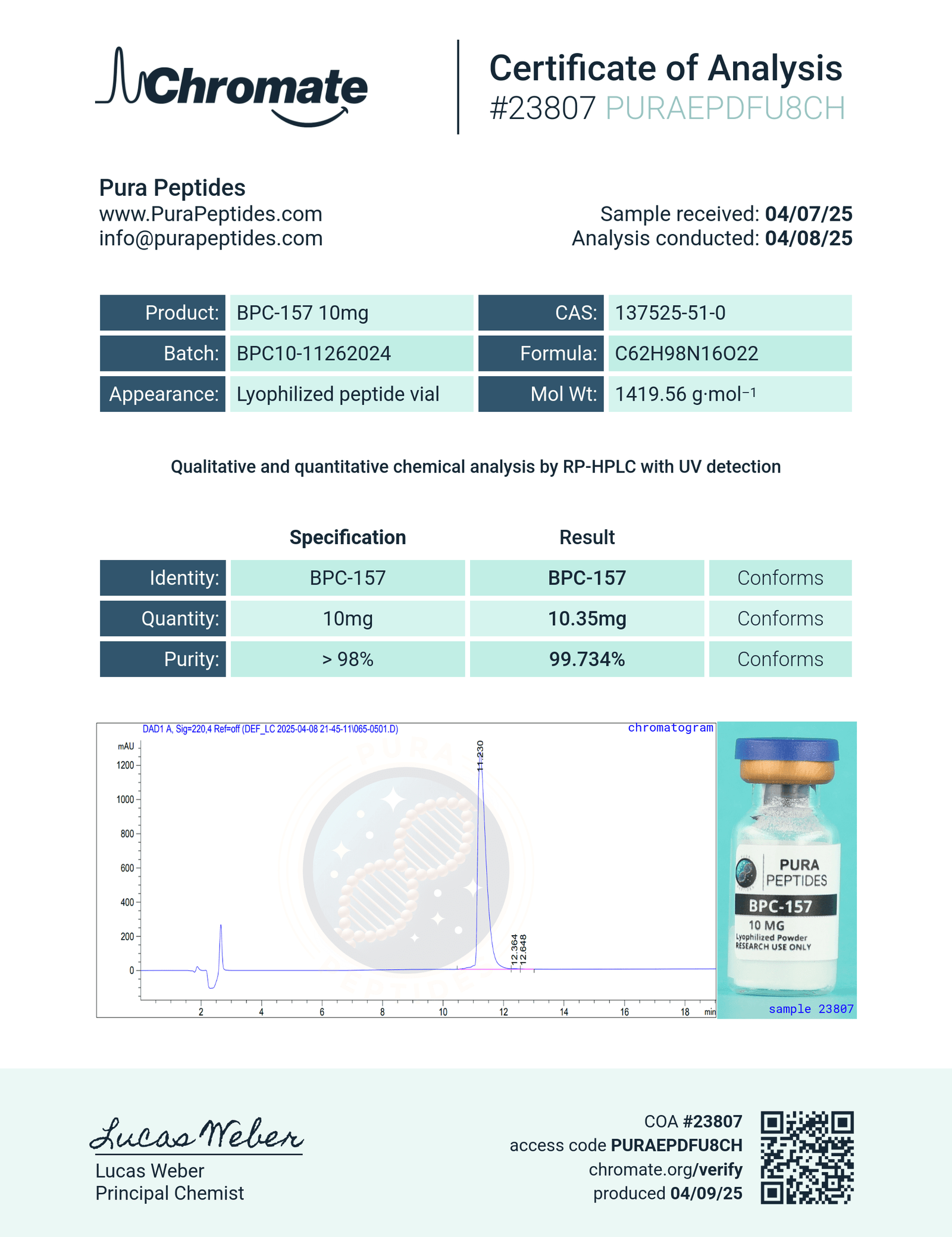 BPC-157 10mg - Image 2