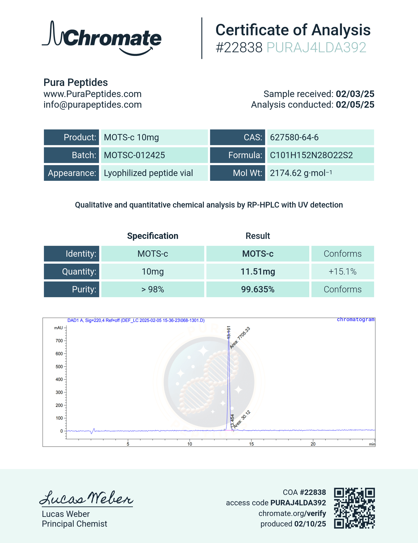 MOTS-C 10mg - Image 3